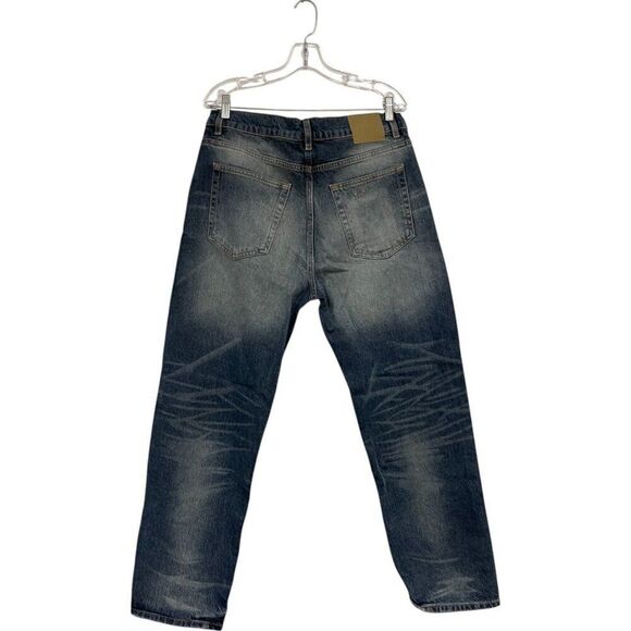 Zara ORIGINS Mens Straight Jeans Ankle Denim Blue EU 44 US 34 3991/456 NWT - Picture 5 of 14